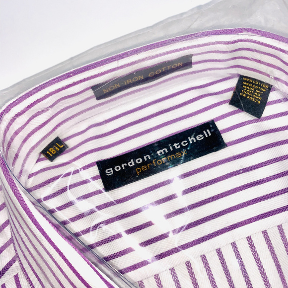 Men's NEW Long Sleeve Sport Shirt 100% Cotton - Picture 2 of 5